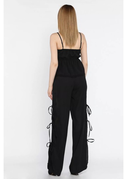 Ip Askılı Bel Lastikli Bluz Pantolon Ikili Takım P-00016623 modelleri