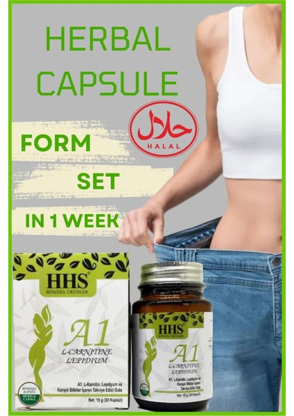 Hhs A1 L-Carnitine Lepidium A1 Capsules Kapsül Form Kapsul 30 Adet