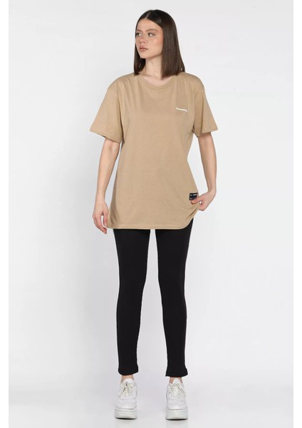 Kadın Bisiklet Yaka Tişört Tayt Ikili Takım (M-L-Xl Uyumludur) P-00016849