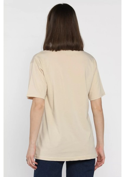 Kot Garnili Taşlı Kadın Tişört P-00016728 modelleri