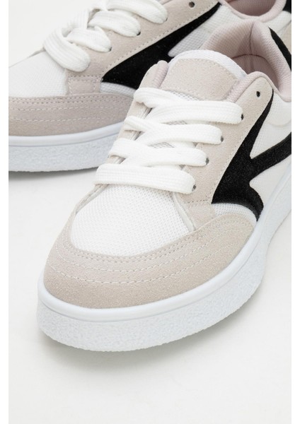 Kadın Anorak Spor Ayakkabı Beyaz Siyah modelleri