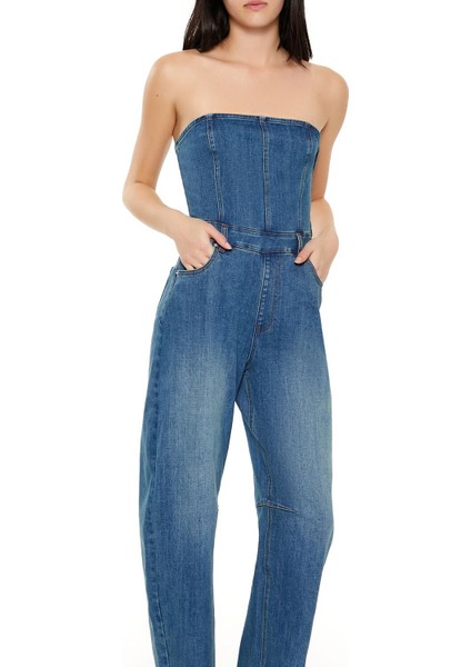 Denim Straight Leg Tulum