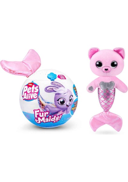 Sesli ve Işıklı Pets Alive Furmaids Peluş PEL07000 - Pembe