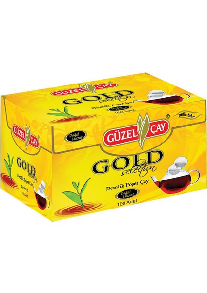 Gold Selection Demlik Poşet Çay 3.2 gr x 100 Adet