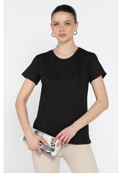 Kadın Bisiklet Yaka Basic Tişört P-00016454 fiyatları