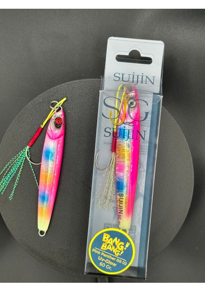 SUİJİN JİG Bang Bang Pink Panther 60 gr. Metal Jig