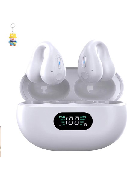 Q80 Renkli Ekran Kulak Klipsi Ows Bluetooth Kulaklık X22 Kemik Iletim Kulak Klipsi Kulaksız R12 Kablosuz Kulaklık (Yurt Dışından)