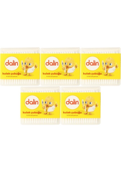 Kulak Çubuğu 100 Adet (5 Li Set)
