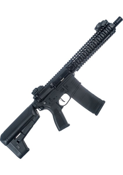 AR15 MK18 Bravo Siyah Aeg Airsoft Tüfek
