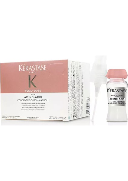 Fusio Dose Concentre Chroma Absolu Boyalı ve Röfleli Saçlar Için Renk Koruyucu Kür 10X12 ml