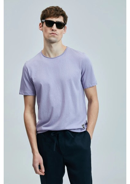 Junya Erkek Basic Tişört Lila fiyatları