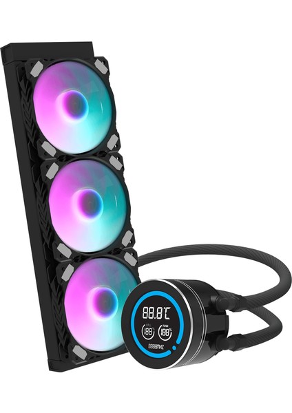 Aıgo DN360D Argb 360MM Siyah Sıvı Soğutma Göstergeli