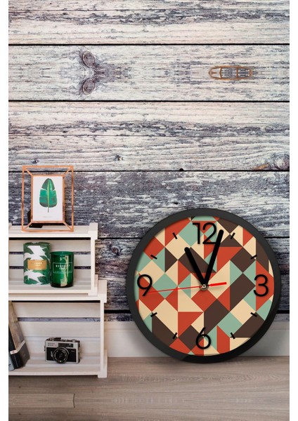 Dekoratif Ahşap Mdf 3D Efektli 5mm Duvar Saati - Model 18 fiyatları