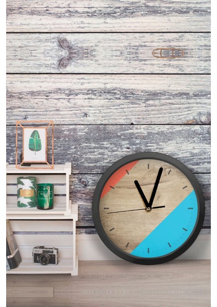 Dekoratif Ahşap Mdf 3D Efektli 5mm Duvar Saati - Model 10 fiyatları