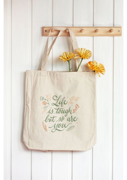 Ham Bez Çanta 35X40 cm - Life Is Tough But So You