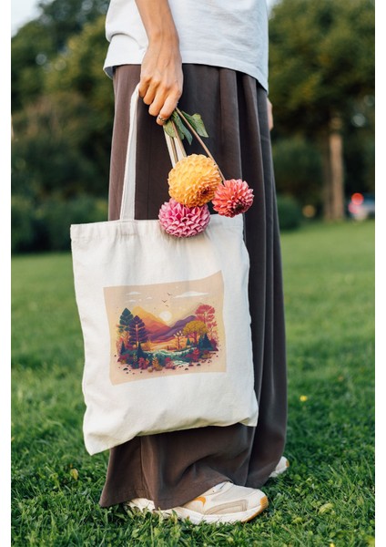 Ham Bez Çanta 35X40 cm - Manzara Model 2 fiyatları