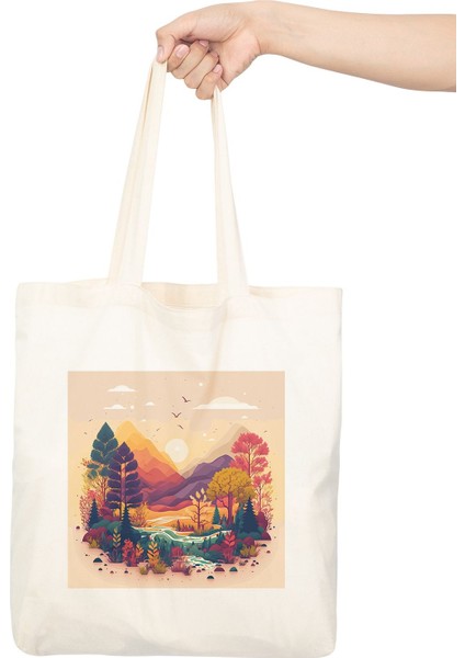 Ham Bez Çanta 35X40 cm - Manzara Model 2 fırsatları