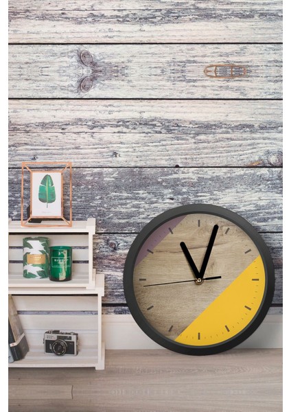 Dekoratif Ahşap Mdf 3D Efektli 5mm Duvar Saati - Model 9 fiyatları