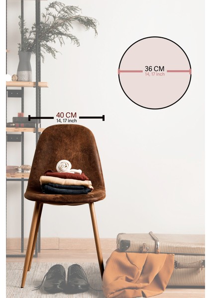 Dekoratif Ahşap Mdf 3D Efektli 5mm Duvar Saati - Model 10 modelleri
