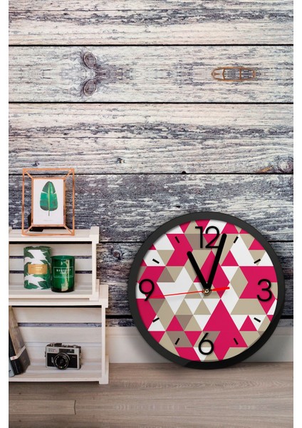 Dekoratif Ahşap Mdf 3D Efektli 5mm Duvar Saati - Model 19 fiyatları