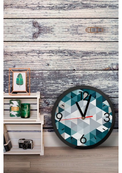 Dekoratif Ahşap Mdf 3D Efektli 5mm Duvar Saati - Model 15 fiyatları