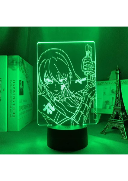 3D Illusion Anime Işık Akame Ga Öldür Esdeath Şekil Çocuklar 3D Gece Lambası/ Uzaktan Kumandalı 16 Renk Lambası, Manga Akame Ga Öldür Noel Hediyesi Oyuncaklar Çocuklar/erkekler (Yurt Dışından) modelleri