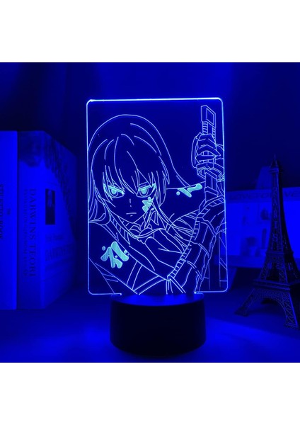 3D Illusion Anime Işık Akame Ga Öldür Esdeath Şekil Çocuklar 3D Gece Lambası/ Uzaktan Kumandalı 16 Renk Lambası, Manga Akame Ga Öldür Noel Hediyesi Oyuncaklar Çocuklar/erkekler (Yurt Dışından) fırsatları