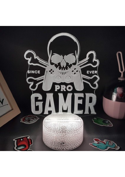 Çocuklar Pro Şekil 3D Gece Lambası, Uzaktan Kumanda ile Değişen 16 Renk, Çocuk Odası U, Şekil Manga Illusion LED Oyuncak Lamba Kız Erkek Çocuklar Noel Hediyeleri (Lav Lambası (Yurt Dışından)