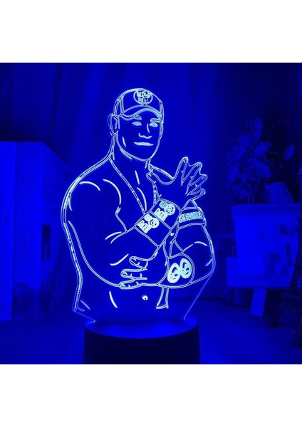 Çocuklar Prens Figürü 3D Gece Lambası, Uzaktan Kumanda ile Değişen 16 Renk, Çocuk Odası U, Şekil Manga Illusion LED Oyuncak Lamba Kız Erkek Çocuklar Yılbaşı Hediyeleri (MR32) (Yurt Dışından)