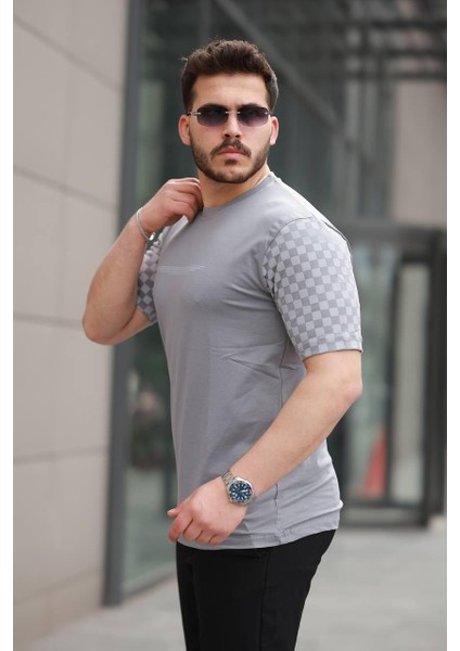 Baskılı Tişört 20/1 Kumaş (Manken BOY:187 Kilo:85 Beden:l)