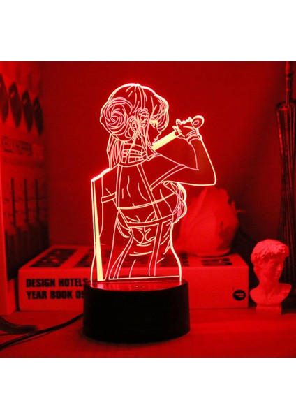 Spy x Aile Garajı Kiti - 3D Illüzyon Lambası LED Dokunmatik 7/16 Renkler Anime Yor Figürü - Akrilik LED Noel Hediye Lambaları Dış/iç Mekan Partisi, Ev Asyonu, Oyun Odası (7 Ren (Yurt Dışından)