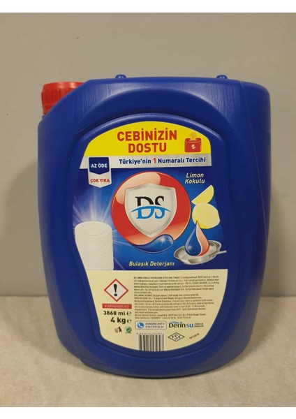 Sıvı Bulaşık Deterjanı 4kğ Limon