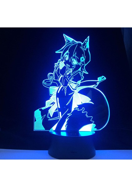 Anime Yararlı Tilki Senko San Şekil 3D Çocuklar Gece Işığı, Uzaktan Kumanda ile Değişen 16 Renk, Çocuk Odası U, Şekil Manga Illusion LED Oyuncak Lamba Kız Erkek Noel Hediyeleri (Yurt Dışından) fiyatları