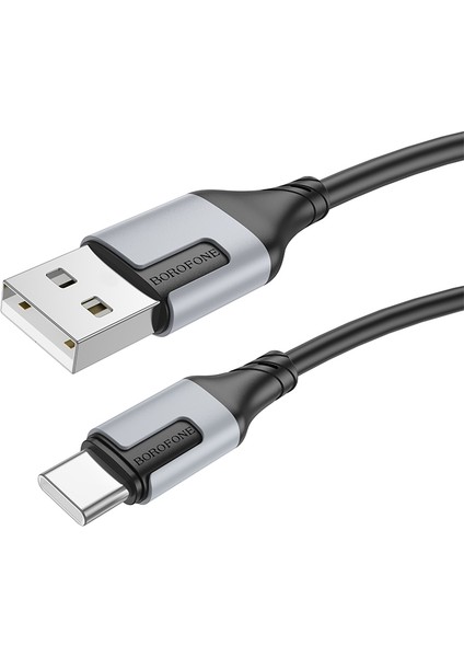iPhone ile Uyumlu 3.0A Şarj ve Data Kablo USB To Type-C - 1 Metre - BX101