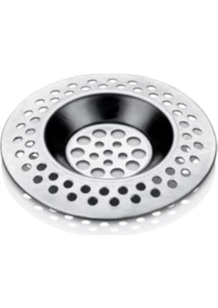 Metrashop Paslanmaz Lavabo Evye Süzgeci 7cm Ideal Boy Standart Gri Delikli Yeni Model Sök- Tak - Çıkar Kolay Temizlenir Lavabo/banyo/küvet Aksesaur 1 Adet