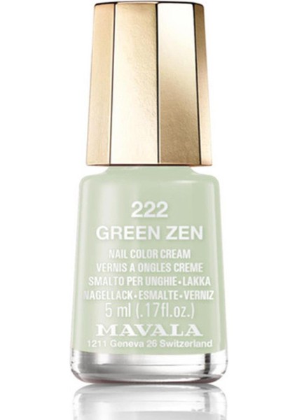 Mini Color Oje 222 Green Zen 5 ml