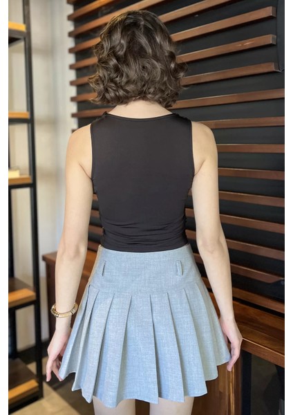 Kadın Pul Payetli Sıfır Kol Bluz P-00016478 modelleri