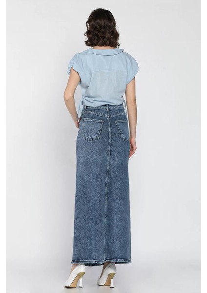 Kadın Jean Kot Etek P-00014988 modelleri