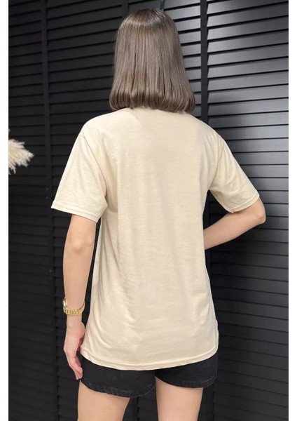 Baskılı Taş Detaylı Kadın Tişört P-00016700 modelleri