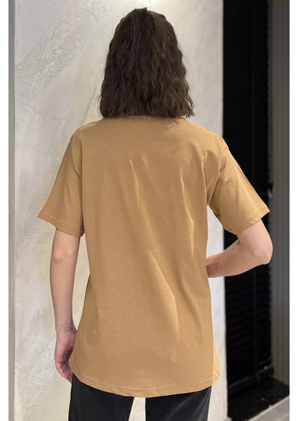 Baskılı Taş Detaylı Kadın Tişört P-00016700 modelleri