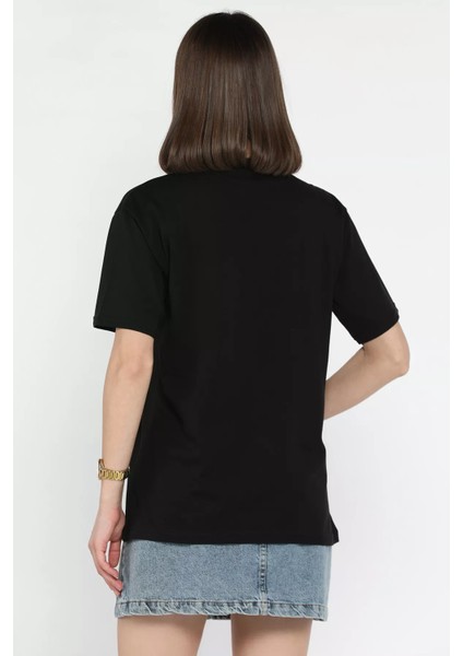 Baskılı Taş Detaylı Kadın Tişört P-00016700 modelleri