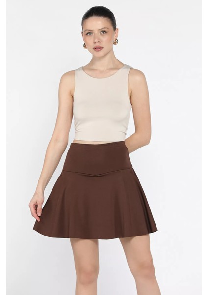 Kadın Içi Şortlu Mini Etek P-00015818