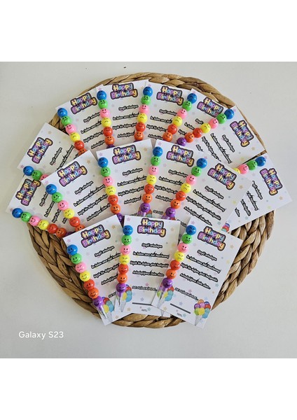 🎉 Doğum Günü Temalı Özel Tasarım Kurşun Kalem – Renkli, Eğlenceli ve Anlamlı Hediye Seçeneği! ✏️ modelleri