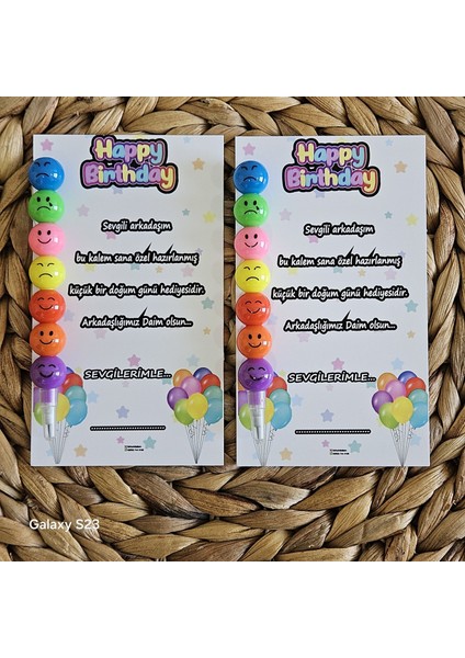 🎉 Doğum Günü Temalı Özel Tasarım Kurşun Kalem – Renkli, Eğlenceli ve Anlamlı Hediye Seçeneği! ✏️ fırsatları