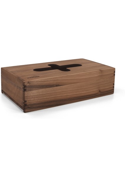 Reka Peçete Kutusu - Kayar Kapaklı - Ceviz Ağacından - 23.8cm x 14.8cm x 7.5cm modelleri