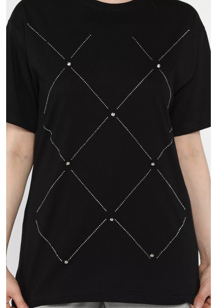 Taşlı Kadın Tişört P-00016712 fırsatları