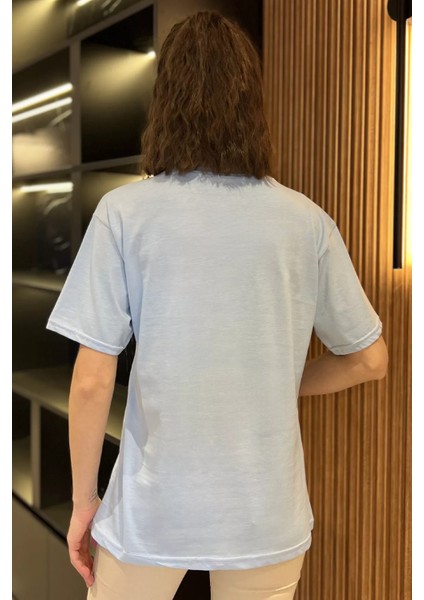 Bisiklet Yaka Baskılı Taşlı Kadın Tişört P-00016694 modelleri