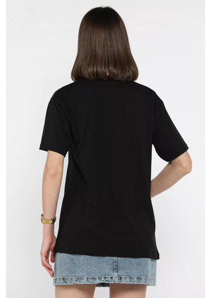 Baskılı Taşlı Kadın Tişört P-00016692 modelleri