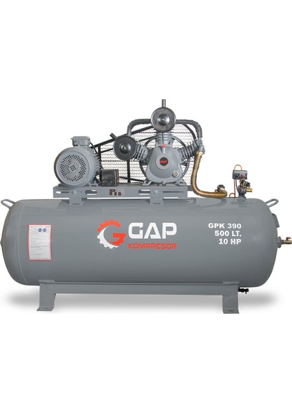 Hava Kompresörü Pistonlu 500LT 3 Kafa 12 Bar 10HP GPK390 fırsatları