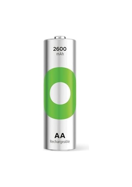Metrashop Batteries Recyko 2600MAH Aa Kalem Ni-Mh Şarjlı Pil, 1.2 Volt, 6'lı Kart